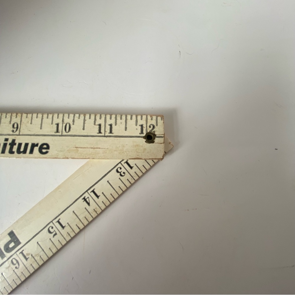 Vintage Folding Wooden Ruler - Picture 4 of 5